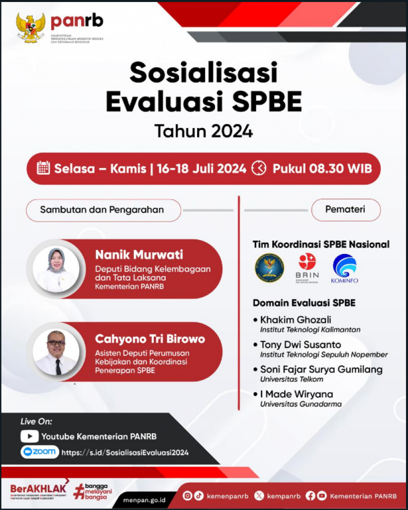 Sosialisasi Evaluasi SPBE Tahun 2024